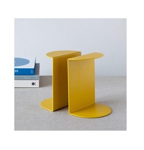 Sujetalibros de metal minimalistas modernos para el hogar, oficina, estudio, estante de escritorio, soporte decorativo elegante para libros - Product Image 4