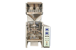 Machine de remplissage et d'emballage manuelle à double tête électrique pneumatique pour poudres, granulés et snacks, avec fonction de pesage, pour sachets plastiques - Product Image 3