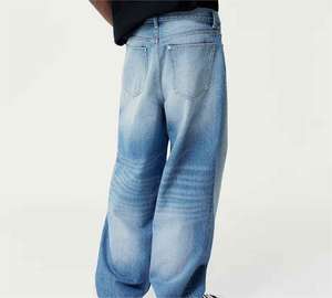 Pantalons en jean ajustés pour hommes, pantalons en denim décontractés pour le streetwear et les voyages - Product Image 3