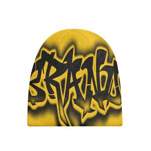 Private Label Luxury Stylish Solid Beanie <b>Hat</b> Unisex Street Style <b>Winter</b> 50-52cm Polyester/Cotton Knit Casual Wear 3D Embroidery - Product Image 6