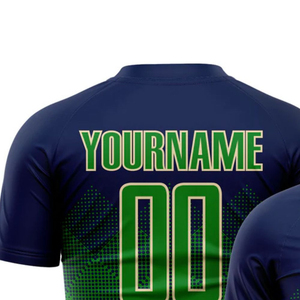 Maillot de football personnalisé pour homme, maillot de foot à manches courtes, léger, respirant, écologique, séchage rapide, 100% coton, vêtements de sport - Product Image 4