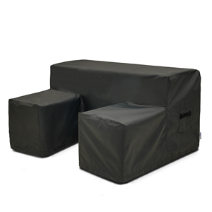 Modern Minimalist Dustproof 100% Waterproof Patio Furniture Covers U Shape Sectional Couch Covers Sectional Covers <b>Slipcovers</b> - Product Image 1