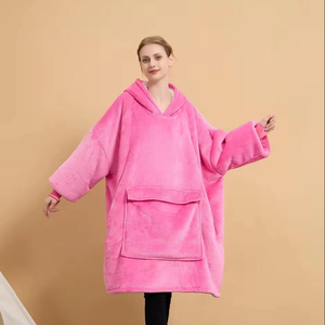 Manta con Capucha OEM de Fábrica, Suave y Cálida para Invierno, Venta al por Mayor, para Halloween, Talla Grande, Personalizable - Product Image 1