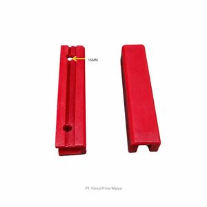 Zapata Guía de Elevador de Alta Calidad 140x16mm Roja, Zapata Deslizante Resistente al Desgaste, Repuesto para Elevador - Product Image 2