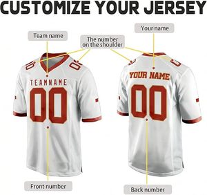 Camiseta de Fútbol Personalizada para Hombre, Mujer y Jóvenes, con Nombre y Número Bordados o Impresos, Transpirable - Product Image 2
