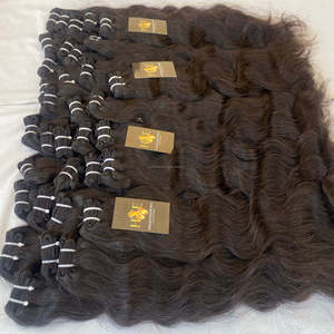 Mèches naturelles indiennes Remy, cheveux vierges, vente en gros, cuticules alignées, cheveux vierges, Temple indien - Product Image 3