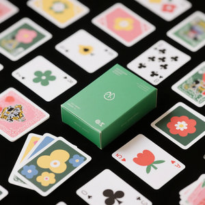 Tùy Chỉnh Thiết Kế Có Ý Nghĩa Thẻ Boong Đảng Chơi Người Bạn Poker Mahjong Thẻ Trò Chơi Hướng Dẫn Hướng Dẫn Với Từ Hộp - Product Image 3