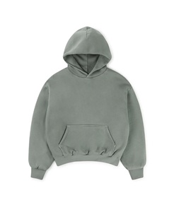 Hoodie Unisexe Solide à Capuche 100% Coton Séchage Rapide pour le Fitness, Essentiel Streetwear, Collection Printemps 2026 – Sweatshirts et Hoodies d'Hiver - Product Image 3
