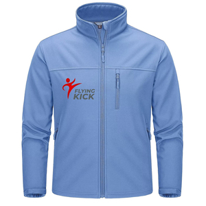 Chaqueta Softshell a Cuadros para Hombre con Cuello Alto, Forro Polar, Impermeable, Transpirable, Ligera y Elegante para Invierno - Product Image 1