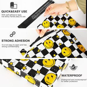 Tear-Resistant Moisture-Resistant Poly Mailing <b>Bags</b> Self-Seal White <b>Black</b> Yellow <b>Small</b> Business Packaging - Product Image 3