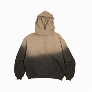 เสื้อฮู้ดโอเวอร์ไซส์ สีพื้น ผ้าฝ้ายฟลีซ แขนยาว มีกระเป๋า ทรงปกติ ลายทอ 3 มิติ สไตล์ผู้ชาย สำหรับฤดูหนาว - Product Image 4
