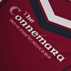 Ensemble de football GAA avec design solide Service OEM disponible Style 100% Polyester Soccer Jersey - Product Image 5