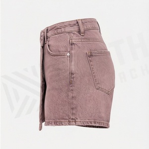 Shorts de mezclilla para mujer, personalizados, estilo desgastado, con bolsillos, de algodón, de primera calidad, informales, a la moda (1)_1 - Product Image 3
