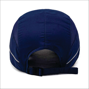 Casquette de sport unisexe bleue à 6 panneaux en maille respirante, ajustée, pour une utilisation en plein air au printemps et en été - Product Image 6