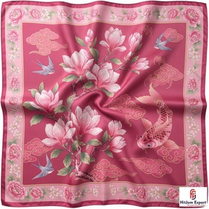 Pañuelo Corto Estampado Premium, Fabricante Textil OEM ODM de Marca Blanca Personalizada, Proveedor de Accesorios de Moda para Exportación - Product Image 6