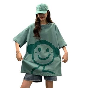 Descubre las últimas camisetas holgadas para mujer en línea y disfruta de precios increíbles y nuevas ofertas de colección. - Product Image 1