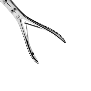 Rongeurs à double action à becs ronds de 18 mm, 17 cm, instrument dentaire orthodontique, pinces de coupe de précision en acier inoxydable - Product Image 6