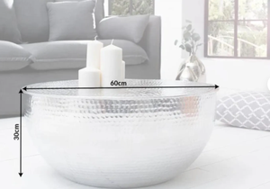 New Arrival Hammered Aluminium metal <b>Side</b> <b>Table</b> Metal Coffee <b>Table</b> Metal Decorative Living Room & <b>Sofa</b> <b>Table</b> at Wholesale Price - Product Image 2