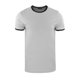 High Quality O Neck Knitted Men's <b>T</b>-<b>Shirts</b> Quick-Drying Customized Design Organic Cotton Polyester Material Manufactured <b>Ringers</b> - Product Image 4
