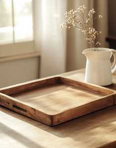 Bandeja ovalada contemporánea de madera para uso diario, bandeja de madera para servir, bandeja de madera para chocolate, tabla de cortar para mesa de comedor - Product Image 3