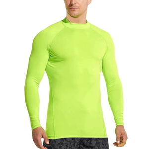OEM Design <b>Compression</b> Custom Made Breathable Spandex/Polyester Rash Guard Sublimated Printed Long Sleeve for Online Sale Low - Product Image 2