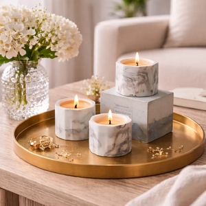 Decorative <b>Candle</b> Set Handcrafted Luxury <b>Candle</b> Collection for Home Hotel Wedding Dining Table Decor - Product Image 1