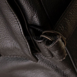 <b>Mens</b> <b>Leather</b> Biker <b>Waistcoat</b> Real Cowhide Sleeveless Motorcycle Jacket Winter Windproof Casual Fashion Outerwear Rider Gear Pro - Product Image 3