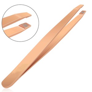 Pinzas para Cejas con Diseño de Diamante, Pinzas para Cejas Inclinadas Personalizadas y Lindas, Venta al Por Mayor - Product Image 1
