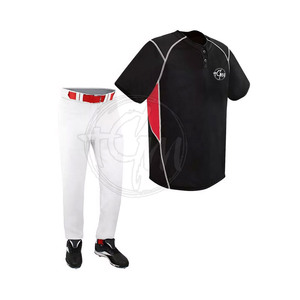 Uniforme de béisbol para hombre de alta calidad, diseñado con pantalones de jersey transpirables, estampado de número y logotipo, ropa deportiva ligera y duradera. - Product Image 3