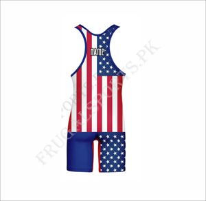 Combinaison de lutte personnalisée pour femmes, uniforme de compétition entièrement sublimé, vêtement de performance extensible à séchage rapide - Product Image 6