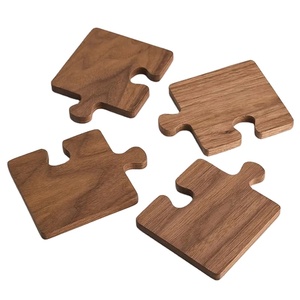 Nouveau Style Vintage antidérapant Acacia bois carrelage carré repassage napperon personnalisable bois résistant à la chaleur Pad Pot tapis - Product Image 1