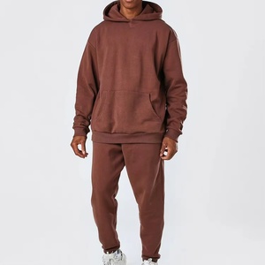 Conjunto de Sudadera y Pantalones Deportivos de Algodón de Alta Calidad con Logotipo de Fabricante, Traje Deportivo Personalizado para Hombre - Product Image 1