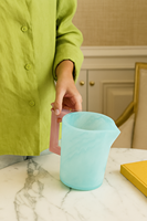 Planteur coloré fait à la main de vase de fleur de résine pour la maison et le bureau