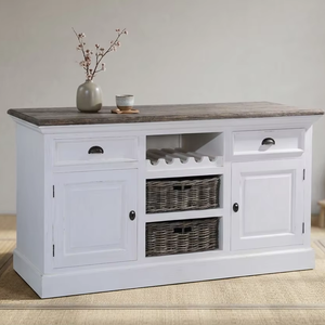 Cómoda de Madera de Teca Sólida Moala Hore con 7 Cajones, Elegante Mueble de Almacenamiento para Dormitorio o Sala de Estar, Acabado en Madera Natural - Product Image 2