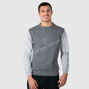 Sudadera Personalizada de Felpa para Hombre, 100% Algodón, Estampado Bicolor, Cuello Redondo, Peso Pesado, Corte Holgado, 300 GSM, Resistente al Viento y Transpirable - Product Image 2