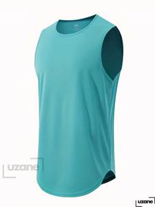 Ice Silk Quick Dry <b>Men</b> Tank Top Sleeveless Compression <b>Vest</b> Running Under Shirt Sports Training Tee - Product Image 4