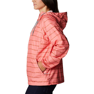 Chaqueta Deportiva con Capucha para Mujer, Diseño Nuevo, Bloques de Color, Manga Larga, Resistente al Viento, Ligera, Cierre de Cremallera, Color Morado Primavera - Product Image 3