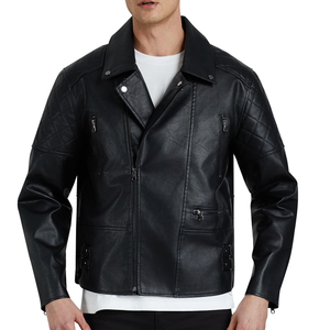 Good Quality Fashionable <b>Leather</b> <b>Jackets</b> Fully Customized <b>Genuine</b> Cowhide <b>Men</b> <b>Leather</b> <b>Jackets</b> Zipper Closure <b>Leather</b> <b>Jackets</b> - Product Image 1