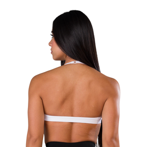 Soutien-gorge de sport sans couture pour femme, style halter, léger et confortable, pour yoga, fitness, entraînement, extensible, athleisure, vêtements de sport OEM - Product Image 4