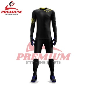 Uniforme de gardien de but de football sur mesure en gros, short imprimé personnalisé, 100% polyester respirant, séchage rapide, haute qualité pour équipe - Product Image 5