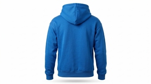Sudadera con Capucha para Niñas, Color Azul Dumela, 100% Algodón Felpa, Bolsillo Frontal Grande, Estilo Casual para Otoño - Product Image 2