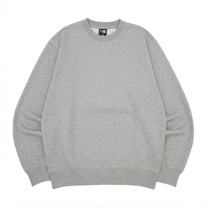 เสื้อสเวตเชิ้ตผู้ชาย ผ้าฝ้าย 100% หนานุ่ม ทรงหลวม โอเวอร์ไซส์ คอกลม สวมหัว พิมพ์โลโก้ได้ สไตล์ลำลอง สตรีทแวร์ - Product Image 5