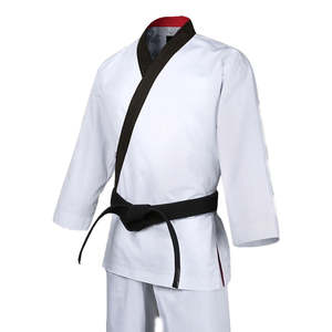Uniforme GI de karaté d'arts martiaux 100% coton de qualité supérieure durable prix de gros Kimono Jiu Jitsu Logo personnalisé uniforme de karaté BJJ GI - Product Image 4