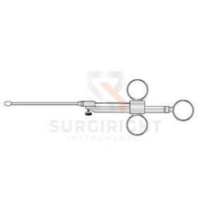 Pinza para pólipos nasales Krause, forma de rodilla, 9.75 pulgadas, instrumento ORL de acero inoxidable, herramienta de polipectomía de precisión reutilizable de SurgiRight - Product Image 3