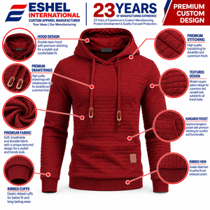 Sudaderas Clásicas con Capucha, Fabricante de Ropa OEM para Minoristas en Línea, con Jersey de Punto Opcional y Marca Personalizada para Pedidos al por Mayor - Product Image 1