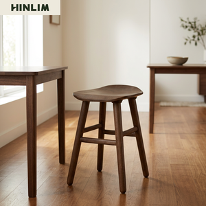 High Quality Portable <b>Wooden</b> <b>Stool</b> Scandinavian Design Modern Home Furniture Durable Bedroom Apartment Living Room Chair Low - Product Image 4