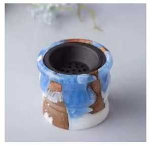 Quemador de Incienso de Madera con Diseño Personalizado Estilo Árabe, con Patrón de Resina, para Bakhoor, Fragancia Religiosa Aromática, Soporte Duradero para Varillas de Incienso - Product Image 1