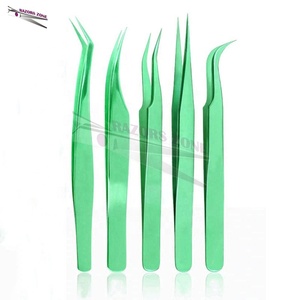 2024 nouveau Design pince à épiler en acier inoxydable de haute qualité pointe pointue Volume cils pour les sourcils - Product Image 6