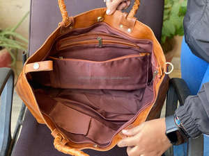 Real Handmade Crunch Leather Tote Bag <b>Women</b> Stylish Shopping Bag Causal <b>Big</b> Size Tote Bag Best Gift <b>for</b> <b>Women</b> - Product Image 3