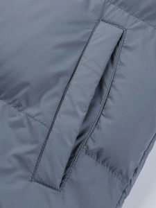 Veste en jean vintage pour homme de haute qualité, blanche, noire, verte - Respirante, écologique, coupe-vent, teinte en pièce, col roulé intégral - Product Image 5